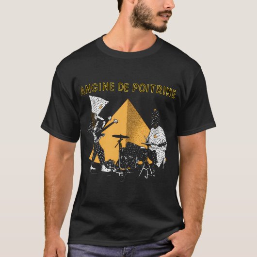 狭心症 Tシャツ (正面)