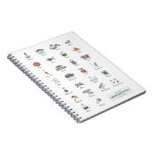 狭窄手帳のA-Z ノートブック (右側)