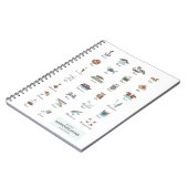 狭窄手帳のA-Z ノートブック (左側)