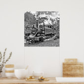 狭軌蒸気列車プーフィングエンジン ポスター (キッチン)