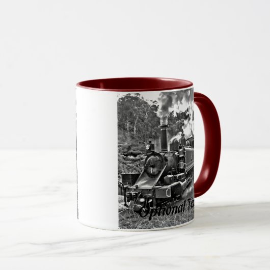 狭軌蒸気列車吹込みエンジン マグカップ (正面右)