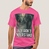 狼が分からない Tシャツ (正面)