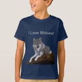 狼が大好き! Tシャツ (正面)