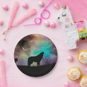 狼が宇宙を吠える ペーパープレート (パーティー)