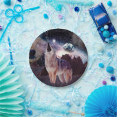 狼が宇宙を遠吠えする ペーパープレート (パーティー)