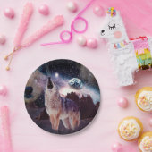 狼が宇宙を遠吠えする ペーパープレート (パーティー)