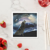 狼が月で吠える スタンダードカクテルナプキン (インサイチュ)