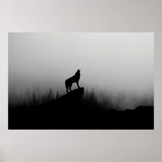 狼が月で吠える ポスター (正面)