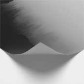 狼が月に向かって遠吠えする ラッピングペーパー (角)