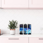 狼が青い月で吠える タンブラー