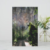 狼と一緒に行った 便箋 (スタンド正面)