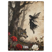 狼と妖精 クリップボード (裏面)