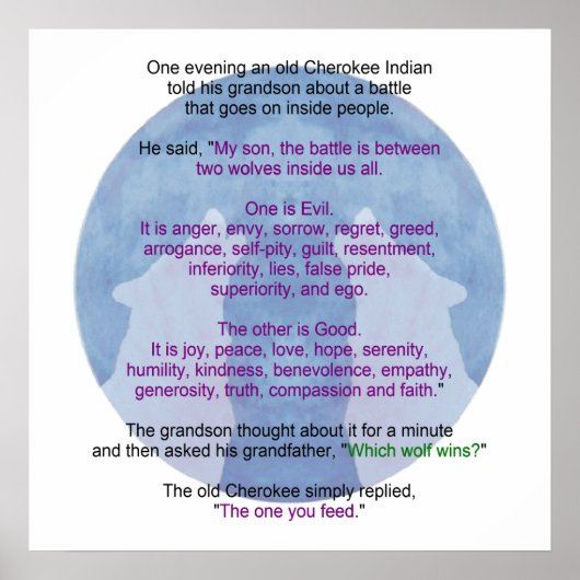 狼と戦う ポスター (正面)