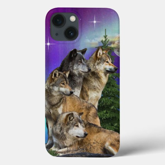 狼と月 Case-Mate iPhoneケース (裏面)