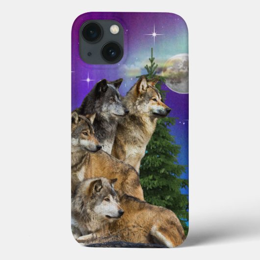 狼と月 Case-Mate iPhoneケース (裏面)