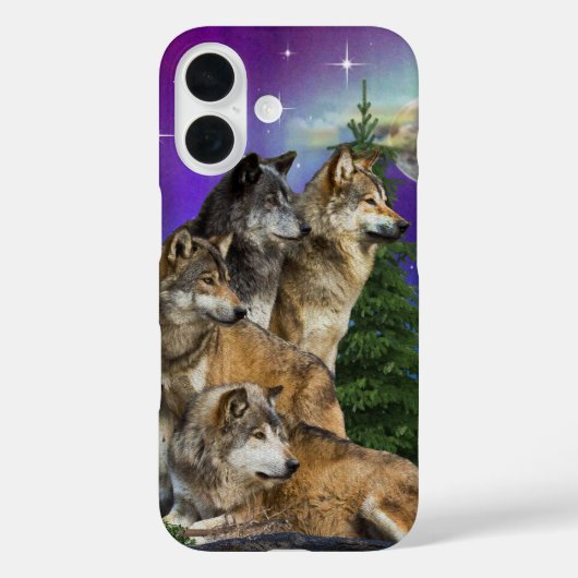 狼と月 Case-Mate iPhoneケース (裏面)