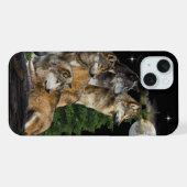狼と月 iPhoneケース (裏面横)