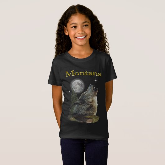 狼と月 Tシャツ (正面フル)