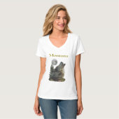 狼と月 Tシャツ (正面フル)