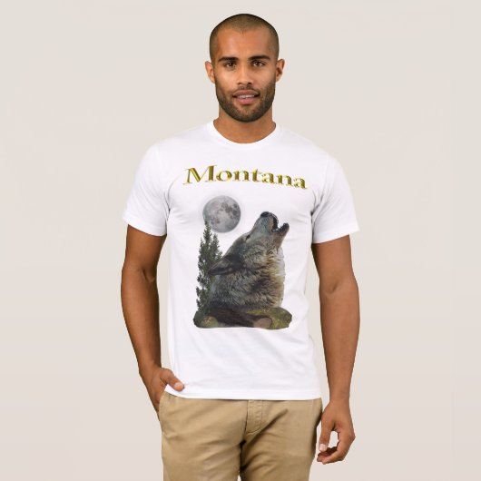 狼と月 Tシャツ (正面フル)