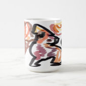 狼と秋の夕焼け コーヒーマグカップ (中央)
