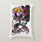 狼と花の喜び アクセントクッション (正面(垂直))