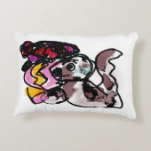 狼と花の喜び アクセントクッション (裏面)