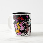 狼と花の喜び ツートーンマグカップ (正面左)