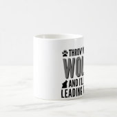 狼に私を投げ付ける コーヒーマグカップ (中央)