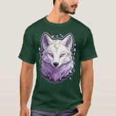 狼のアニメ少年 Tシャツ (正面)