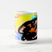 狼のサンセットワイルド コーヒーマグカップ (中央)