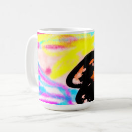 狼のサンセットワイルド コーヒーマグカップ