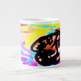 狼のサンセットワイルド ジャンボコーヒーマグカップ