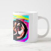 狼のサンセットワイルド ジャンボコーヒーマグカップ (右)
