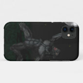 狼のリュカンが月で吠えて吠える男 Case-Mate iPhoneケース (裏面(横))