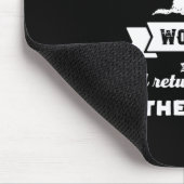 狼のリーダーの引用文に感動的私を投げ込む マウスパッド (コーナー)