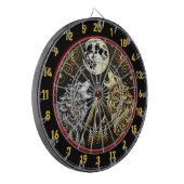 狼の叫び声は自由と力を反射する ダーツボード (正面左)