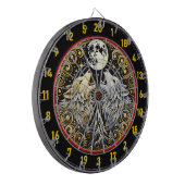 狼の叫び声は自由と力を表している ダーツボード (正面左)