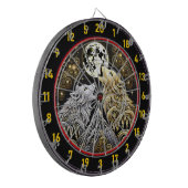 狼の吠え声は強さと自由を表している ダーツボード (正面左)