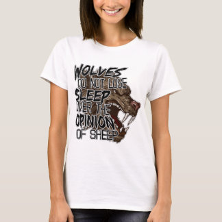 狼の意見 Tシャツ