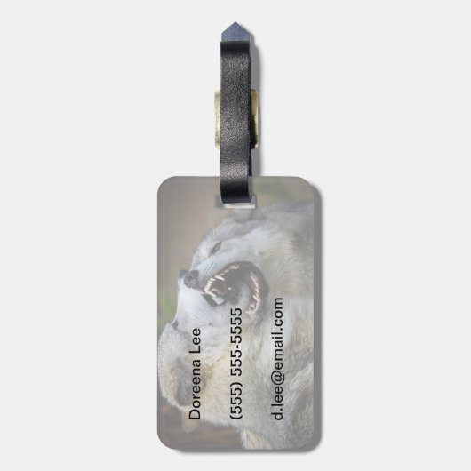 狼の戦い ラゲッジタグ (裏面縦)