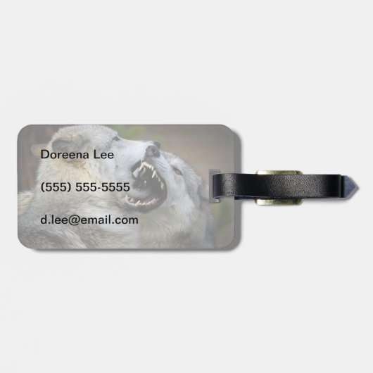 狼の戦い ラゲッジタグ (裏面横)