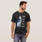 狼の狼Sを愛しているだけの人 Tシャツ (正面フル)