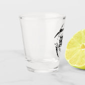 狼の生まれ月の爪の下で詩的な ショットグラス (左)