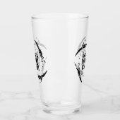 狼の生まれ月の爪の下で詩的な タンブラーグラス (左)