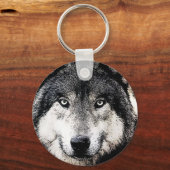 狼の目 キーホルダー (正面)
