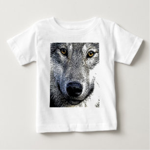 狼の目 ベビーTシャツ