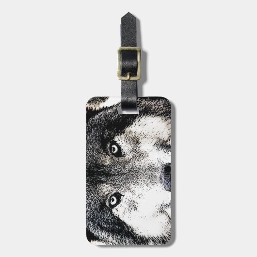 狼の目 ラゲッジタグ (正面縦)