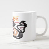 狼の秋の夕焼け ジャンボコーヒーマグカップ (右)
