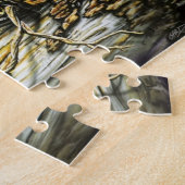 狼の群れが丸太を跳び越えた ジグソーパズル (側面)